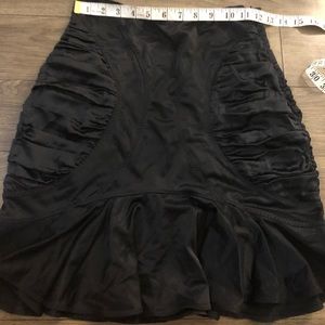 Marciano by guess black ruffle skirt size M